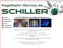 Tablet Screenshot of kegelbahn-service.de